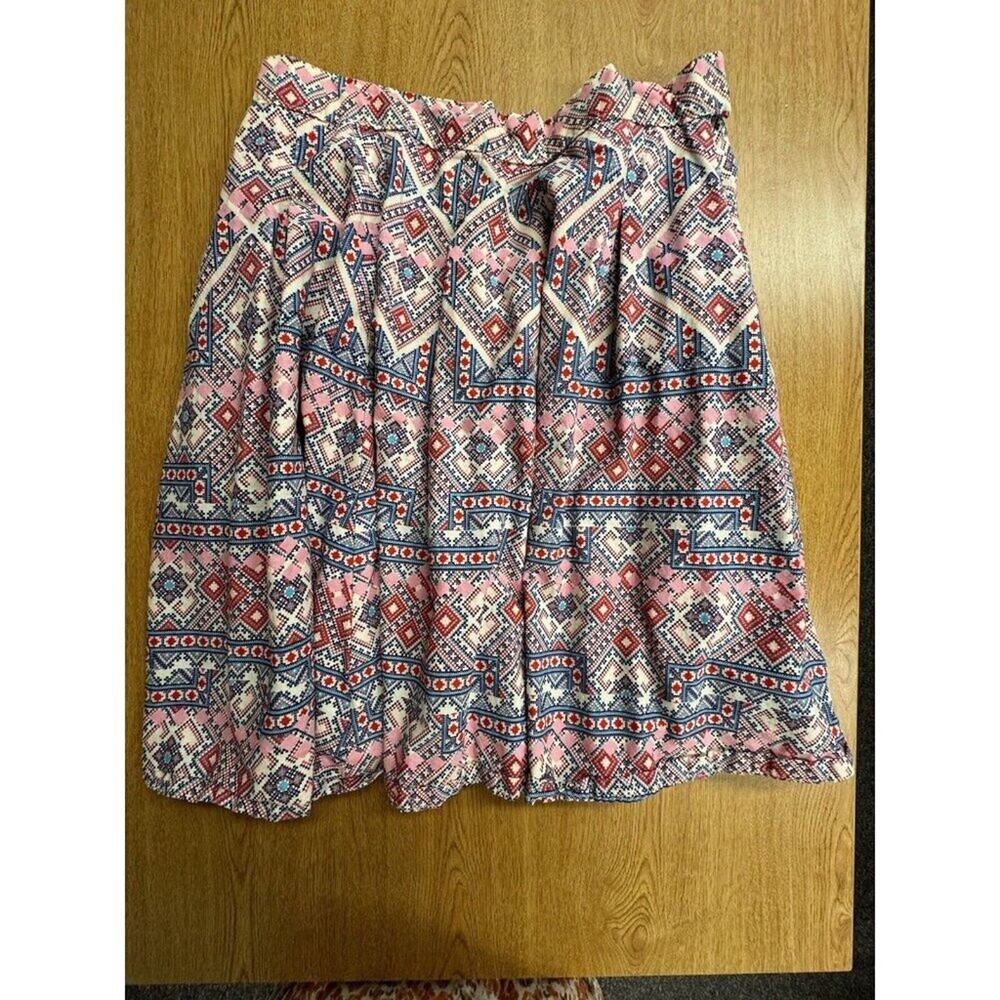 Francis + Benedict Floral Midi Length Circle Skirt, Rare, Made In Africa